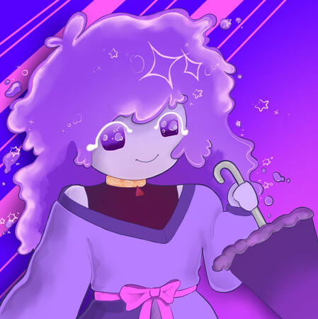 Purple Cloud Cookie (Cookie Run Kingdom OC by @imvinnie_)